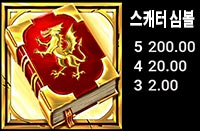 북 오브 킹 아서 슬롯 스캐터 심볼